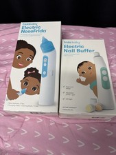 FridaBaby Electric Nasal Aspirator  Nail Buffer Kit White Blue Green