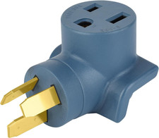 NEMA 10-50P to 6-50R Welder Power Adapter,240V 50Amp 3 Prong Male Plug to 3 Pron