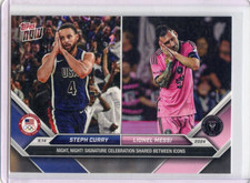 2024 Topps Now Mls Steph Curry Lionel Messi 128 Usa Inter Miami