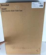 Brondell Swash S102-EW Non-Electric Bidet Toilet Seat, Elongated-White