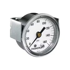 Ashcroft 15W1001th 01B Xuczg 100 Panel Mount Pressure Gauge, 0 To 100 Psi, 1