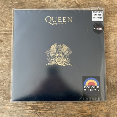 QUEEN GREATEST HITS II HMV LIMITED EDITION CLEAR BLUE Vinyl SEALED NEW