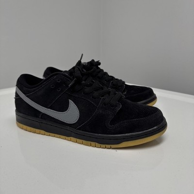 NIKE SB DUNK FOG  LOW PRO BLACK-COOL GREY-BLACK-BLACK SZ 7.5 [BQ6817-010]