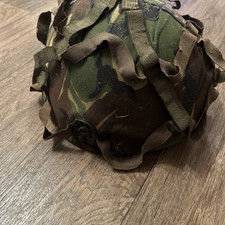 British Army Combat Helmet-Green-GS MK6-Cammo Cover