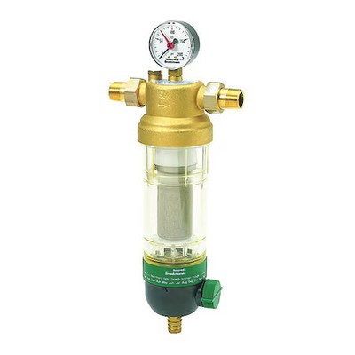 Resideo Braukmann F76s1049 Water Filter 1-1/2'' Threaded Mnpt Unions, 100 Micron