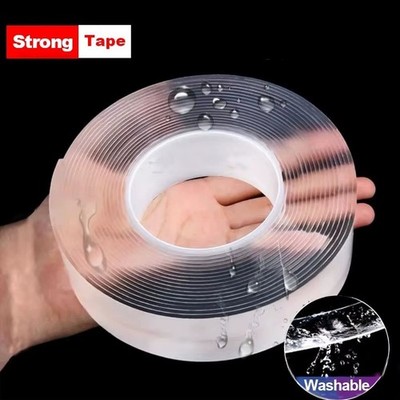 Nano Tape Super Strong Double-Sided Transparent Reusable Washable Magic Tape