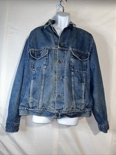 Vintage GAP used denim men's XL Unique lined jacket Made In USA