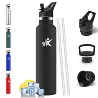 Mulbijeo Edelstahl Trinkflasche 1L Bpa-Frei Auslaufsicher