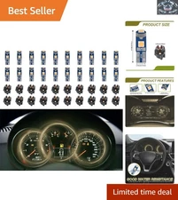20PCS Warm White T5 LED Dashboard Bulbs with Twist Lock Socket - Universal Fit