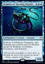 Magic/MTG Serpent of Yawning Depths XTHB-291 Rare Englisch Excellent