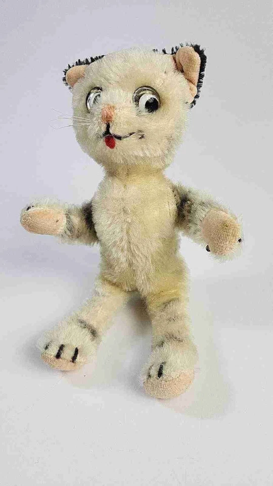 Rare 1940s Vintage Mohair Schuco Bigo Bello Koko Comical Cat - Antique - Image 2 of 4