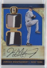 2017 Panini Chronicles Prime /25 Jordan Montgomery #GSD-JM Auto b9e