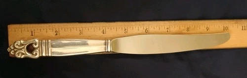 International Silver Royal Danish Hollow Handle Dinner Knife 9.75"