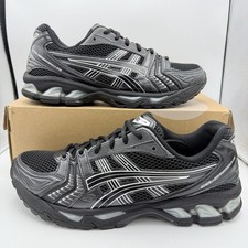 Pre-owned ASICS Gel-Kayano 14 Black Pure Silver 1201A019-006 Men's Size 10