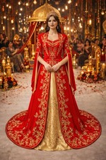 Traditional Bindalli Dress, Turkish Sultan Women's Costume, Ottoman Model Turkis