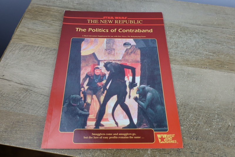Star Wars: The New Republic the Politics of Contraband WEG RPG Supplement Book