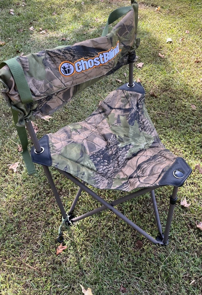 Ghost Blind Predator Hunting Chair- Portable Camo Hunting Seat for Deer & Turkey - Image 3 of 4