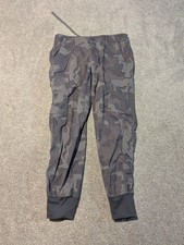 Prana Pants Womens 8 Gray Camo Sky Canyon Joggers Hiking Outdoor