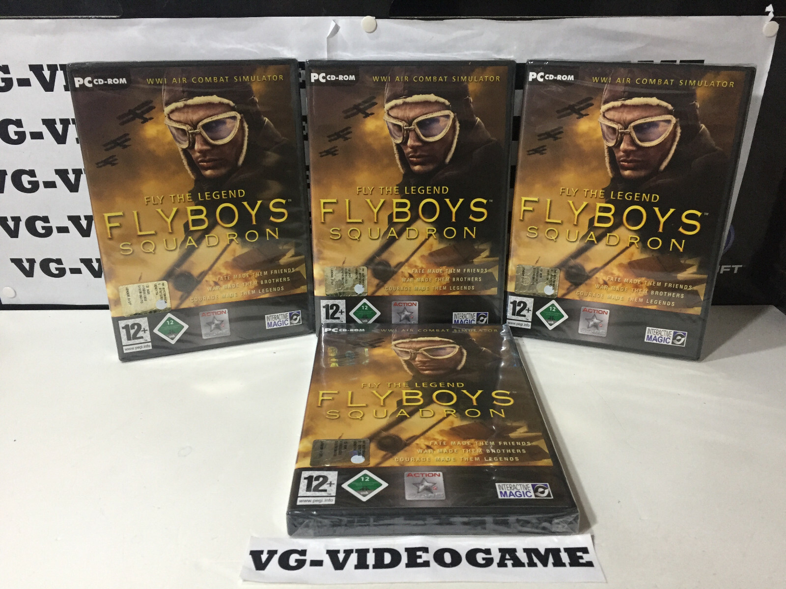 LOTTO 100 PEZZI DI FLYBOYS SQUADRON, ITALIANO PC CD/DVD I  NUOVI SUPER OFFERTA