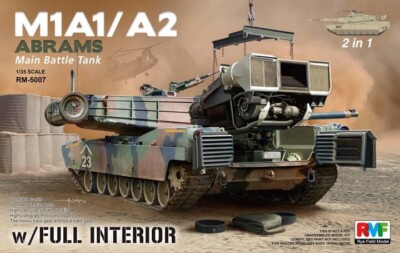 Rye Field Model 1/35 M1A1/M1A2 Abrams Main Battle Tank (2 in 1)