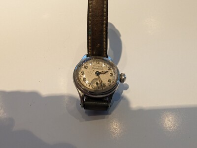 Vintage Womens Girard Perregaux Stainless Steel Wristwatch