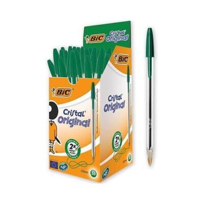 BIC Cristal Medium BallPoint Pens Ball Point Biros Black,Blue,Red