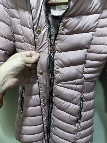 Miss Magic Kids Sherpa Lined Puffer Hooded Chore Outside Coat Jacket Sz 8 Pink - Picture 3 of 8