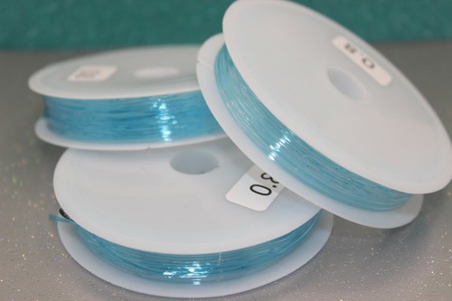 Coloured Elastic Crystal Thread, Stretchy String Bead Cord, 0.8mm - 8m - Picture 10 of 30