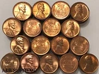 Massive Lot Of 500 Lincoln Wheat Cent Penny Au-Bu Uncirculated Lot 95% Copper