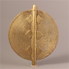 13369 Akan Bronzo Perline Pendente In Cera Persa Ashanti.