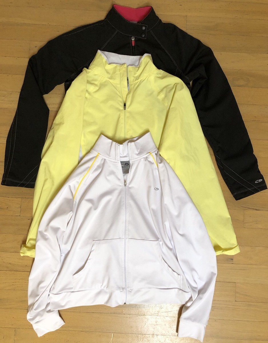 Lot 3 Womens Small Champion Athletic Running Zip up Work out