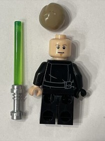 Lego Star Wars Minifigure Jedi Master Luke Skywalker Lightsaber 75093 75159!