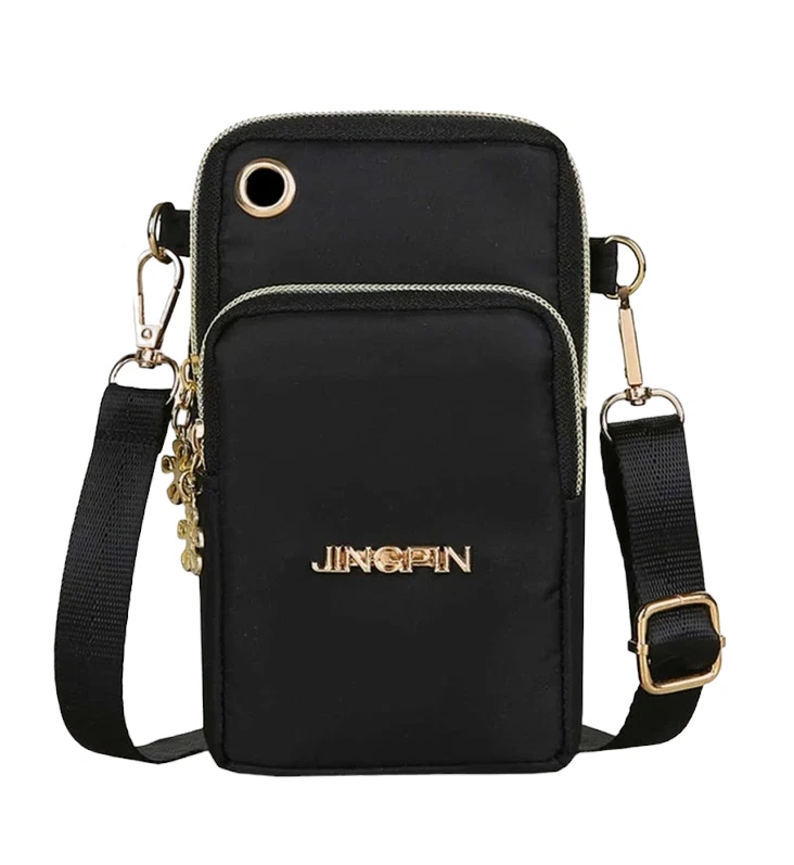 Jingpin Black Phone Purse Wallet Crossbody New eBay