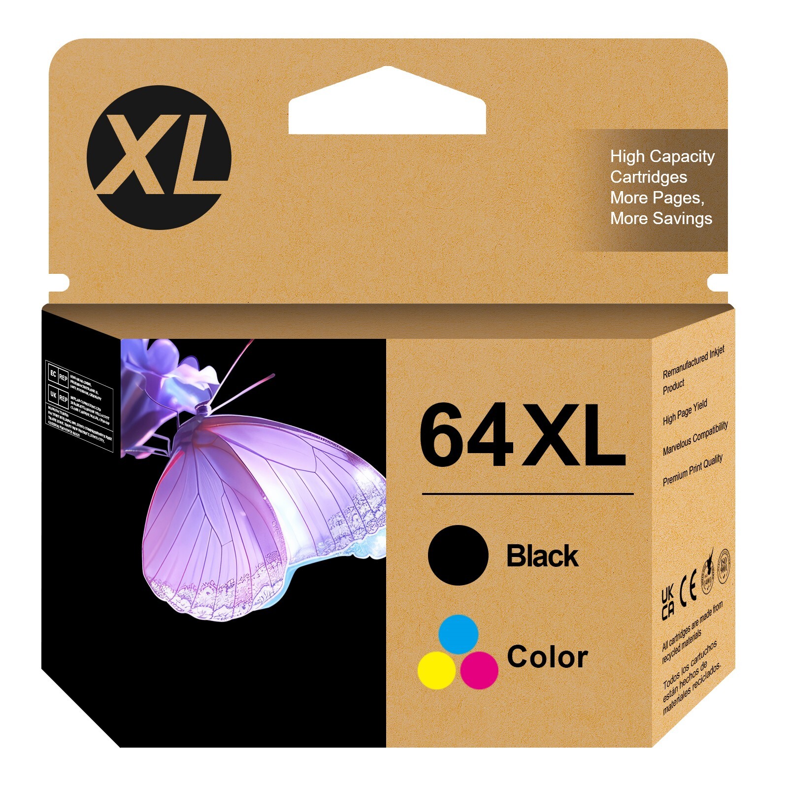64XL Ink Cartridges for HP envy photo 7855 7155 7858 6255 7800 7164 6255 Printer-image