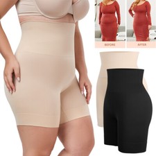 Plus Size Shapewear Shorts for Women High Waist Tummy Control Body Shaper Girdle