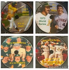 1972, 1973, 1974, & 1989 Oakland Athletics World Series