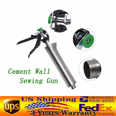 Mortar Pointing Grouting Gun Cement Grout Mortar Caulk Pointing Gun Stainless US