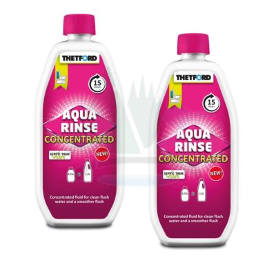 THETFORD KONZENTRAT - PINK 0,75L - DOPPELPACK AQUA SPÜLUNG TOILETTENABFALL CHEMIE