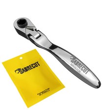 SabreCut Professional Flex Head Mini Ratchet Wrench Adjustable 1/4" Square Drive