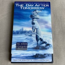 The Day After Tomorrow DVD FS 2004 W/ Lenticular Slipcover Sci-Fi Dennis Quaid