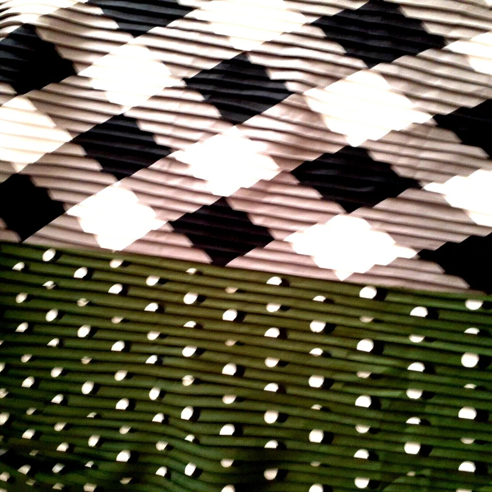 Bufanda Retro Acordeón Plegable Lunares Tostado Oliva Geométrico Viva Las Vegas VLV Foto 4 de 4