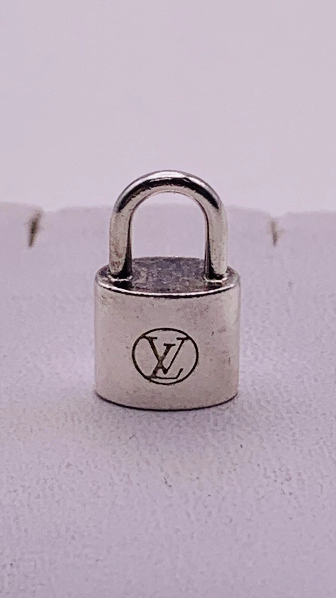 Louis Vuitton Lock Pendant Necklace - Silver, Sterling Silver