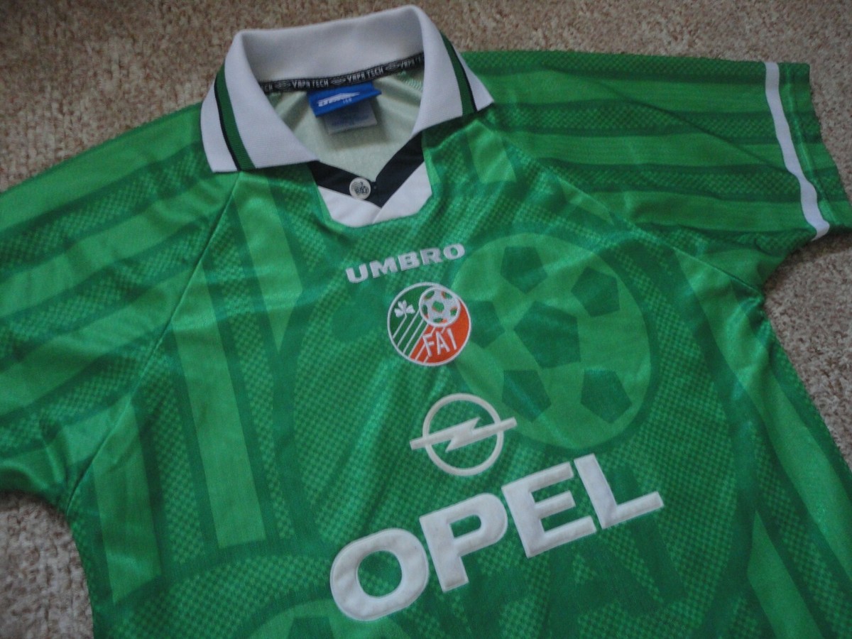 Irish Authentic FAI World Cup Ireland Soccer Football Shirt Jersey