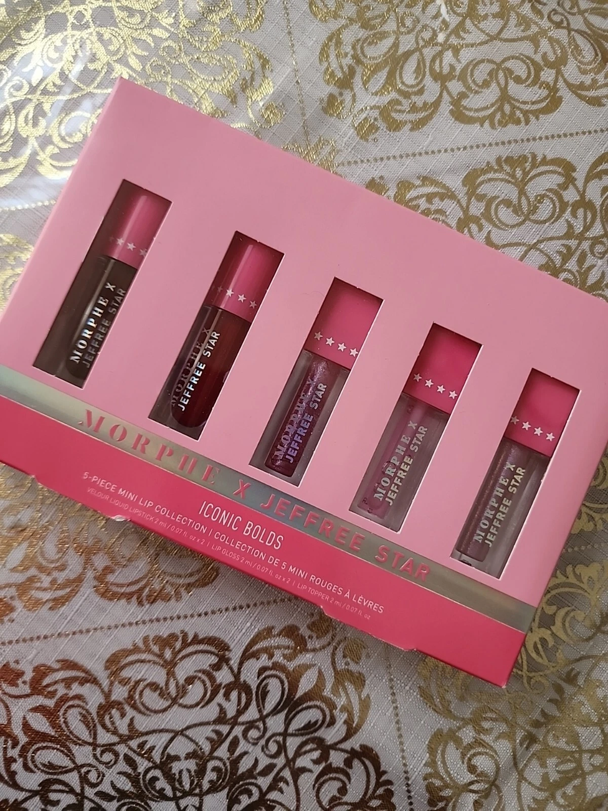 MORPHE X JEFFREE STAR ICONIC BOLDS Matte Liquid Lip HIGH GLOSS LIPSTICK SET