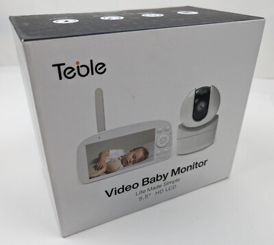 Teble Video Baby Monitor 5.5'' 720p HD Camera wAudio 5000mAh Battery TB-IH001 NEW