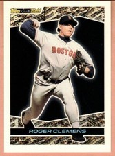 Roger Clemens Assorted Boston Red Sox Baseball Cards