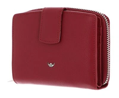 Golden Head Madrid RFID Protect Billfold Coin Wallet Geldbörse Red rot