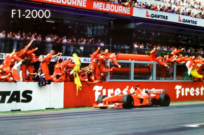 FERRARI F1-2000 FORMULA 1 Michael Schumacher Australian Grand Prix