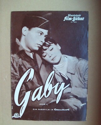 Illustrierte Film-Bühne Nr. 3646: Gaby 1957 Leslie Caron John Kerr, Filmprogramm