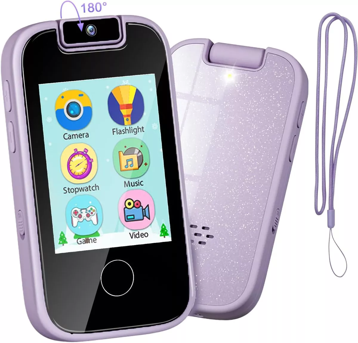 Kids Phone for Girls Aged 3 12 with Dual Camera Touchscreen Toy
